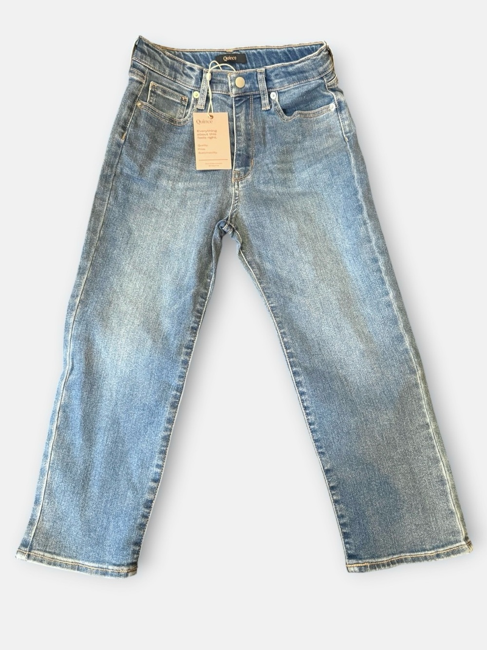 NWT Quince Girls Jeans Size 7